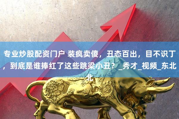 专业炒股配资门户 装疯卖傻，丑态百出，目不识丁，到底是谁捧红了这些跳梁小丑？_秀才_视频_东北